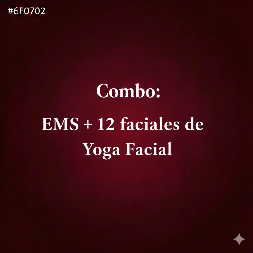 EMS + 12 faciales de Yoga Facial