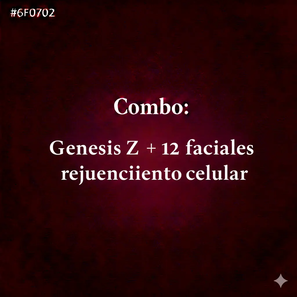 Genesis Z + rejuvenecimiento celular